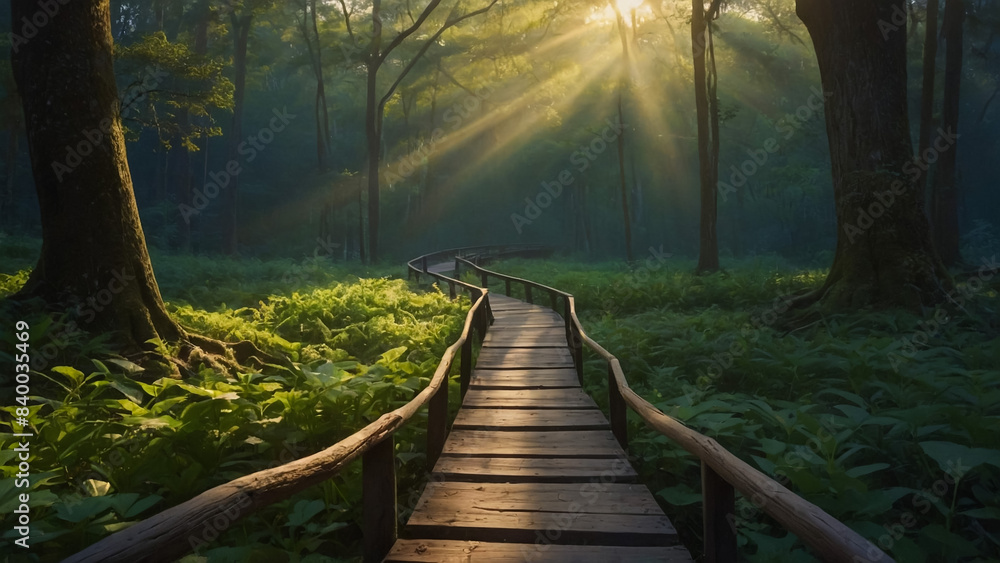 Obraz premium sunset in the mountains