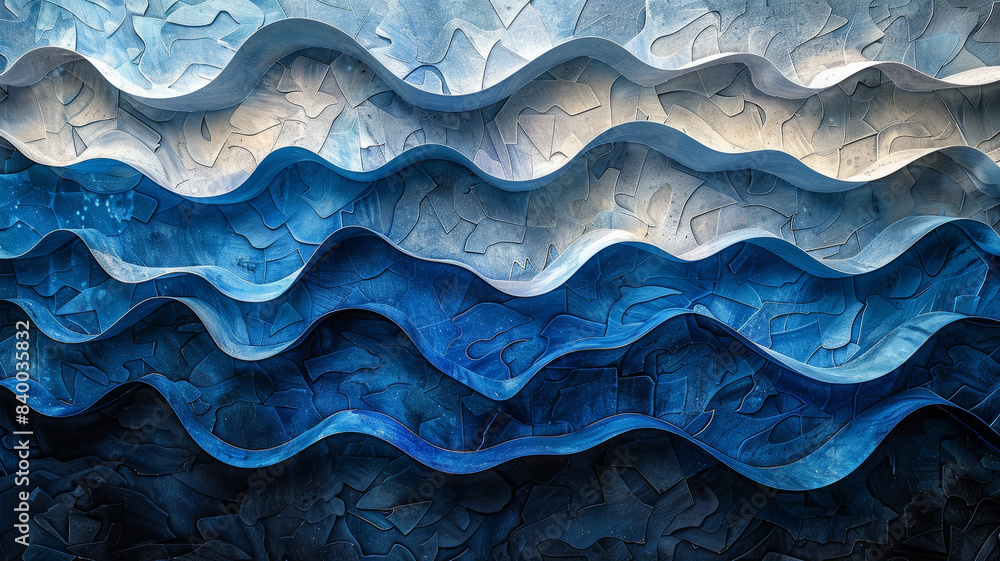 Abstract Oceanic Wave Design Abstract Oceanic Wave Design