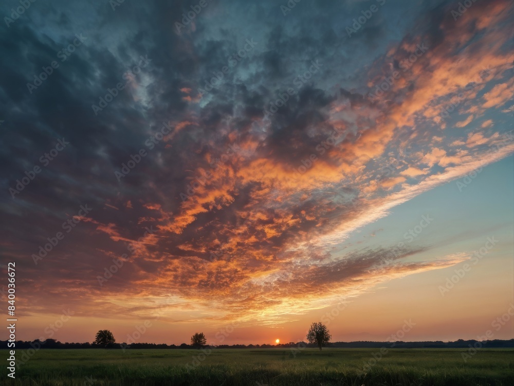 photo with romantic landscape sky photo with romantic landscape sky