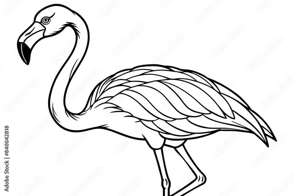 flamingo silhouette vector illustration flamingo silhouette vector illustration