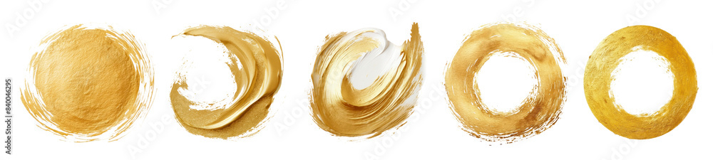 Gold ink brush png on transparent background Gold ink brush png on transparent background