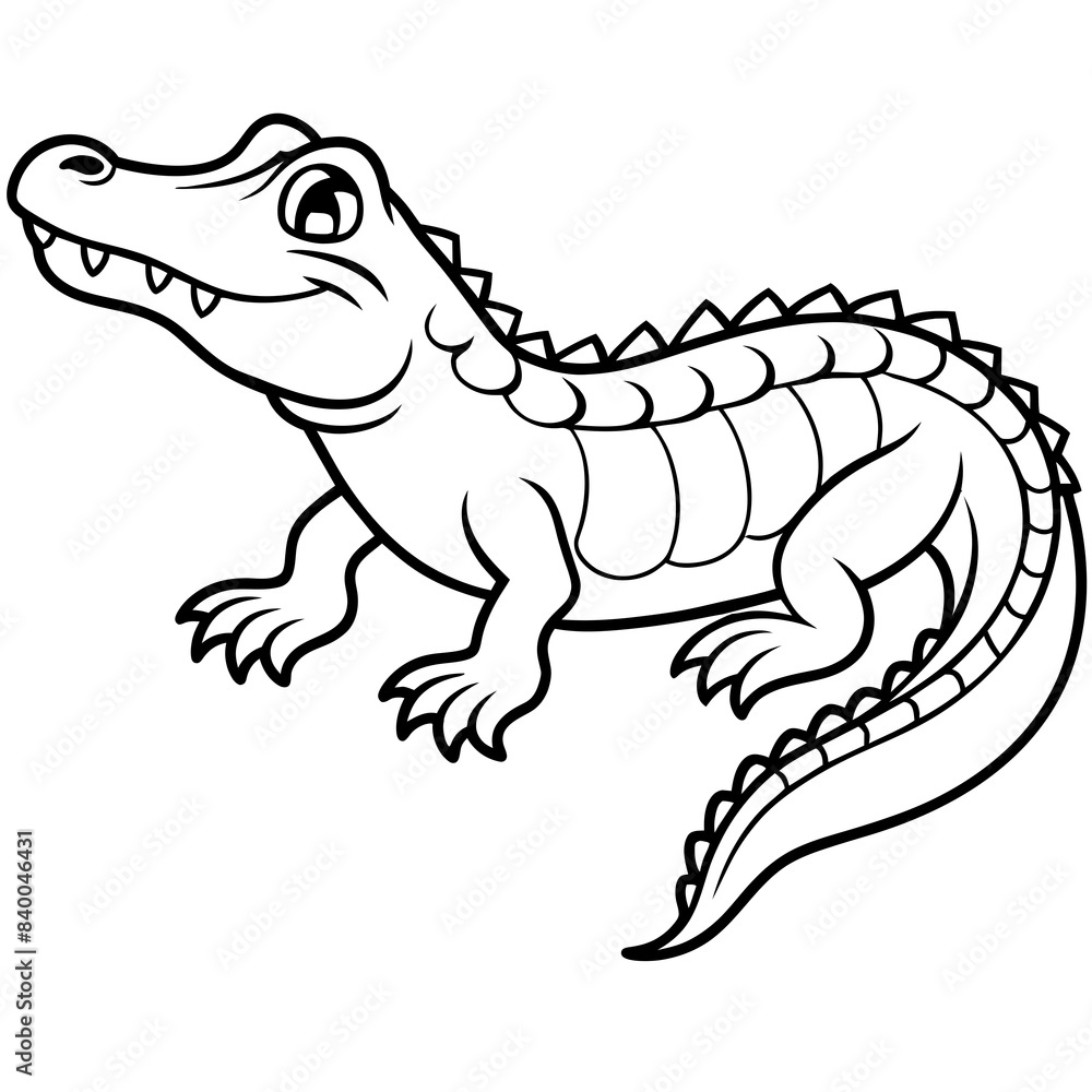 Fototapeta premium cartoon line art vector illustration.