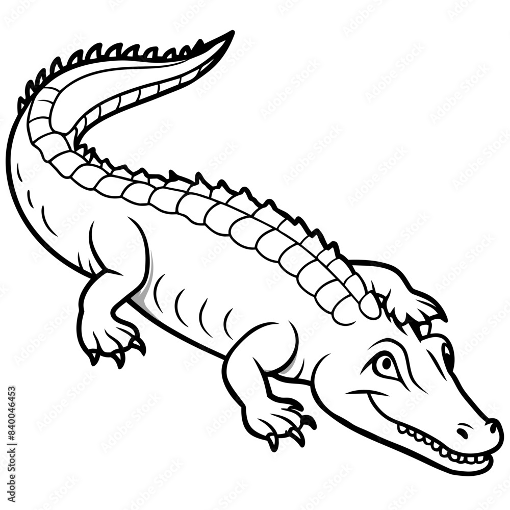 Naklejka premium cartoon line art vector illustration.