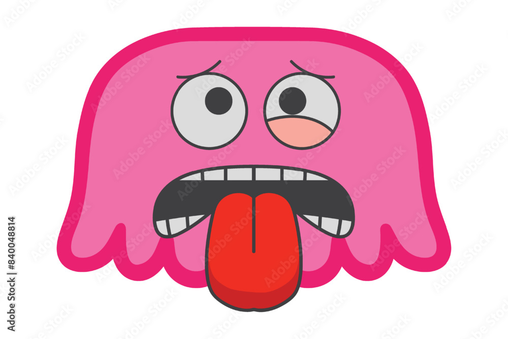 Troll Face Flat Sticker Design Troll Face Flat Sticker Design