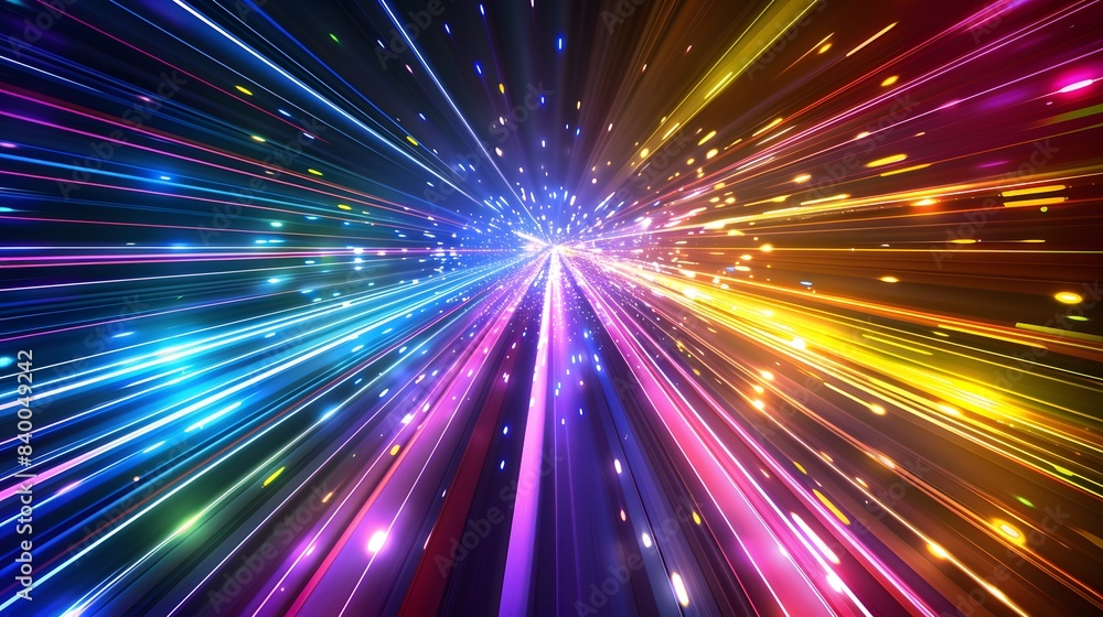 Fototapeta premium a abstract hyperspeed background