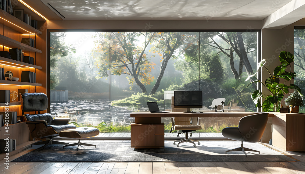 Fototapeta premium interior of a home office