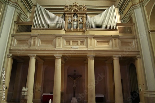 Obraz na płótnie Vasto - Cantoria della Chiesa di Santa Maria Maggiore w salonie