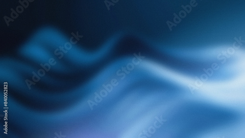 Abstract grainy gradient background, blue © innluga