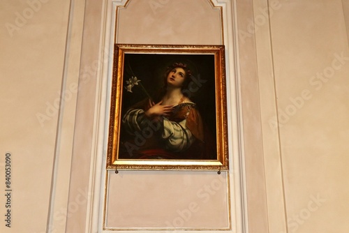 Obraz na płótnie Vasto - Dipinto seicentesco di Sant'Orsola nella Chiesa di Santa Maria Maggiore w salonie