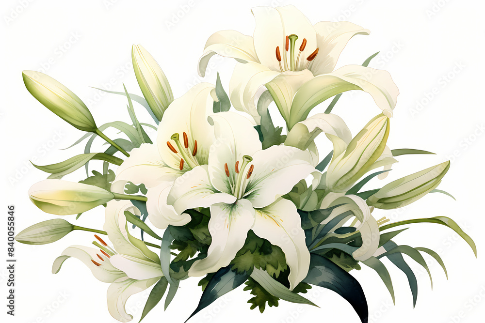 white flower bouquet isolated on white background white flower bouquet isolated on white background