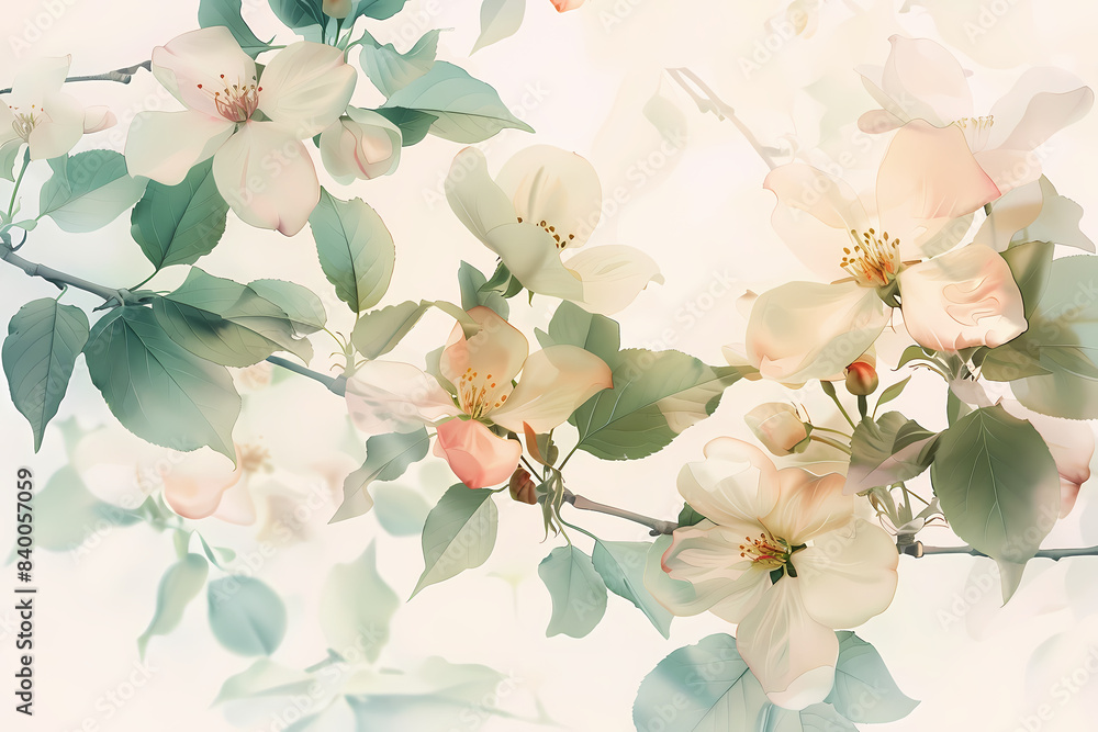 Obraz premium cherry blossom on a branch