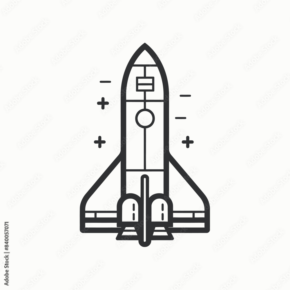 rocket in space rocket in space
