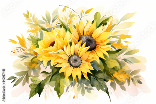 bouquet of yellow flowers