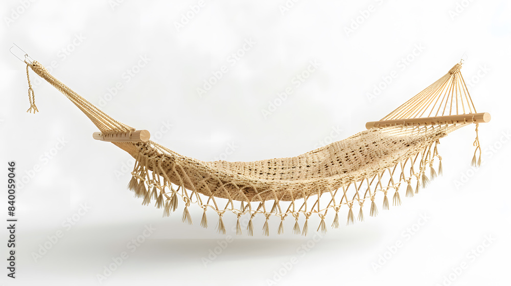 Obraz premium Rope hammock isolated on white background