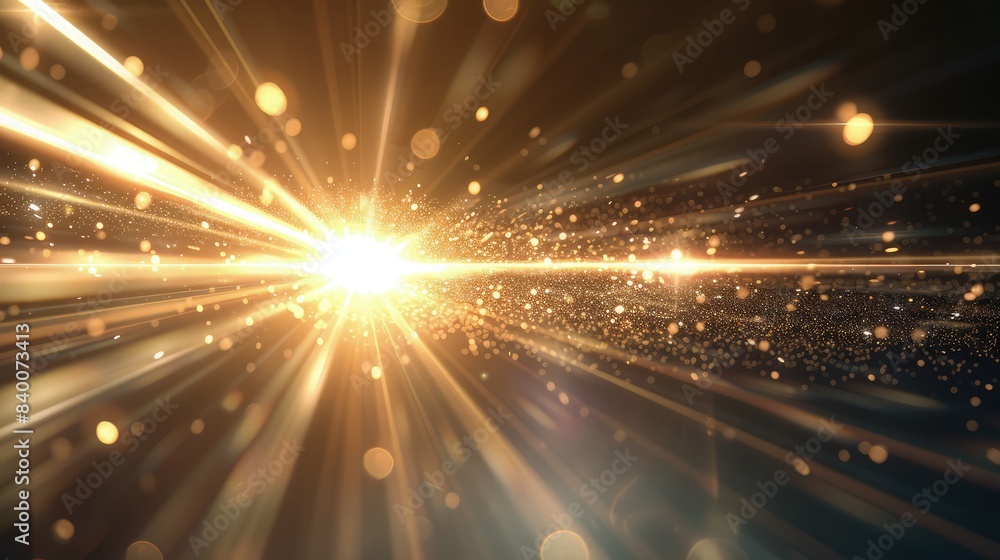 A dynamic, streaked lens flare effect that simulates the light scattering through fast-moving particles, ideal for action-packed scenes or sports-related graphics. A dynamic, streaked lens flare effect that simulates the light scattering through fast-moving particles, ideal for action-packed scenes or sports-related graphics.
