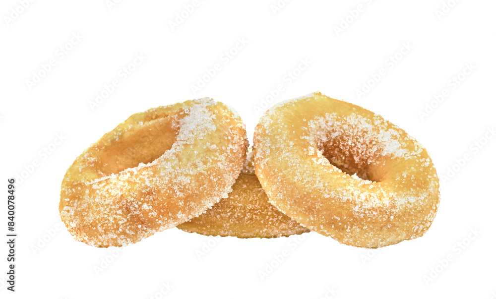 sugar ring donut isolated sugar ring donut isolated