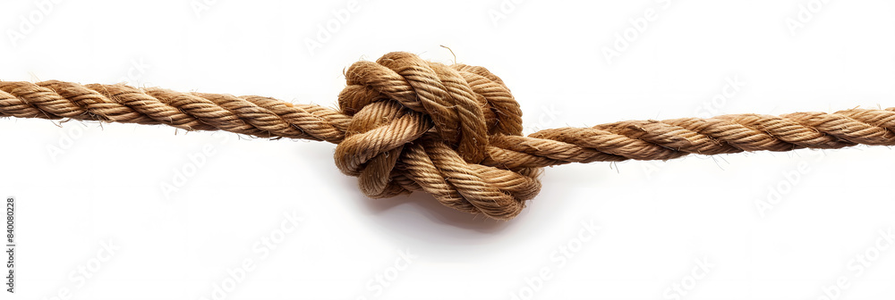 Rope knot isolated on white background Rope knot isolated on white background