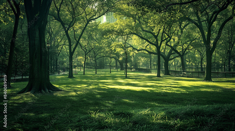 Fototapeta premium Green park