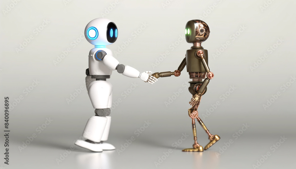 Collaboration, technology, and artificial intelligence between old and modern robots Collaboration, technology, and artificial intelligence between old and modern robots