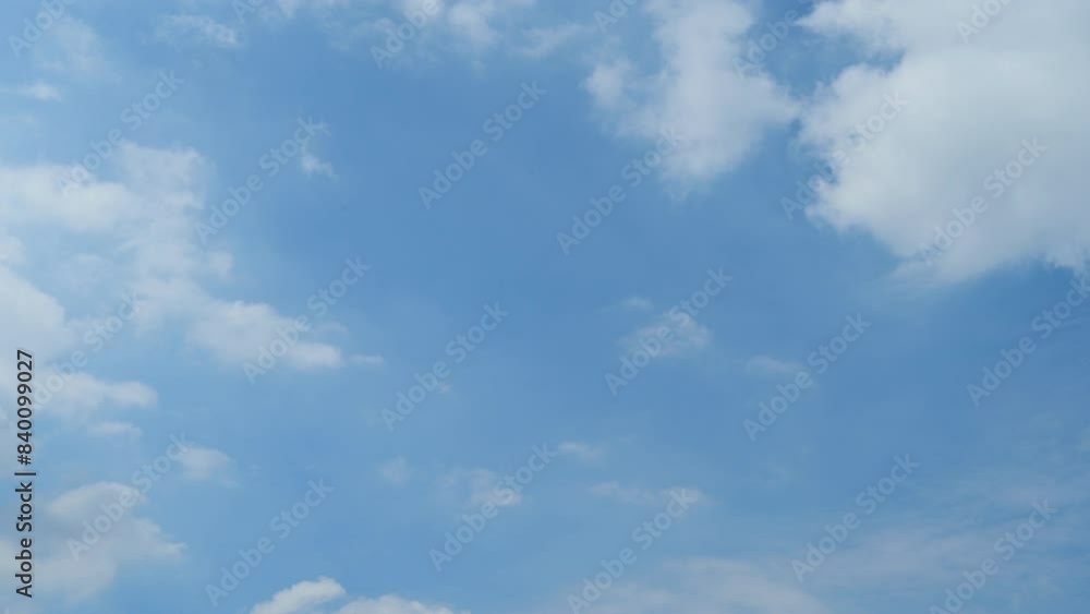 Timelapse of beautiful blue sky and white cloud with 4k resolution. The environment in the natural world. Timelapse of beautiful blue sky and white cloud with 4k resolution. The environment in the natural world.