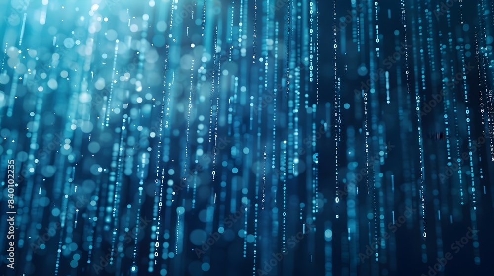 Digital Rain A mesmerizing depicting a captivating cyber landscape with cascading lines of luminous digital code Digital Rain A mesmerizing depicting a captivating cyber landscape with cascading lines of luminous digital code