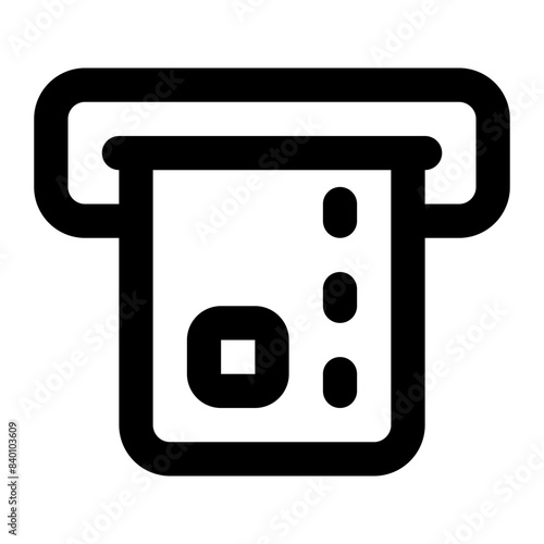 atm icon for illustration and design graphic
