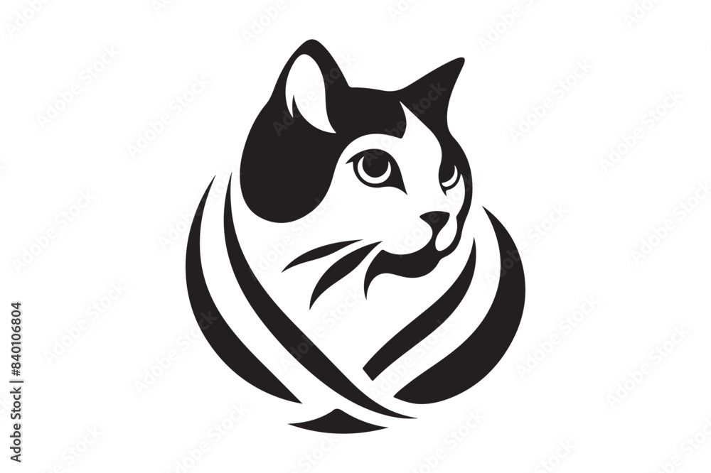 image of a cat vector image of a cat vector