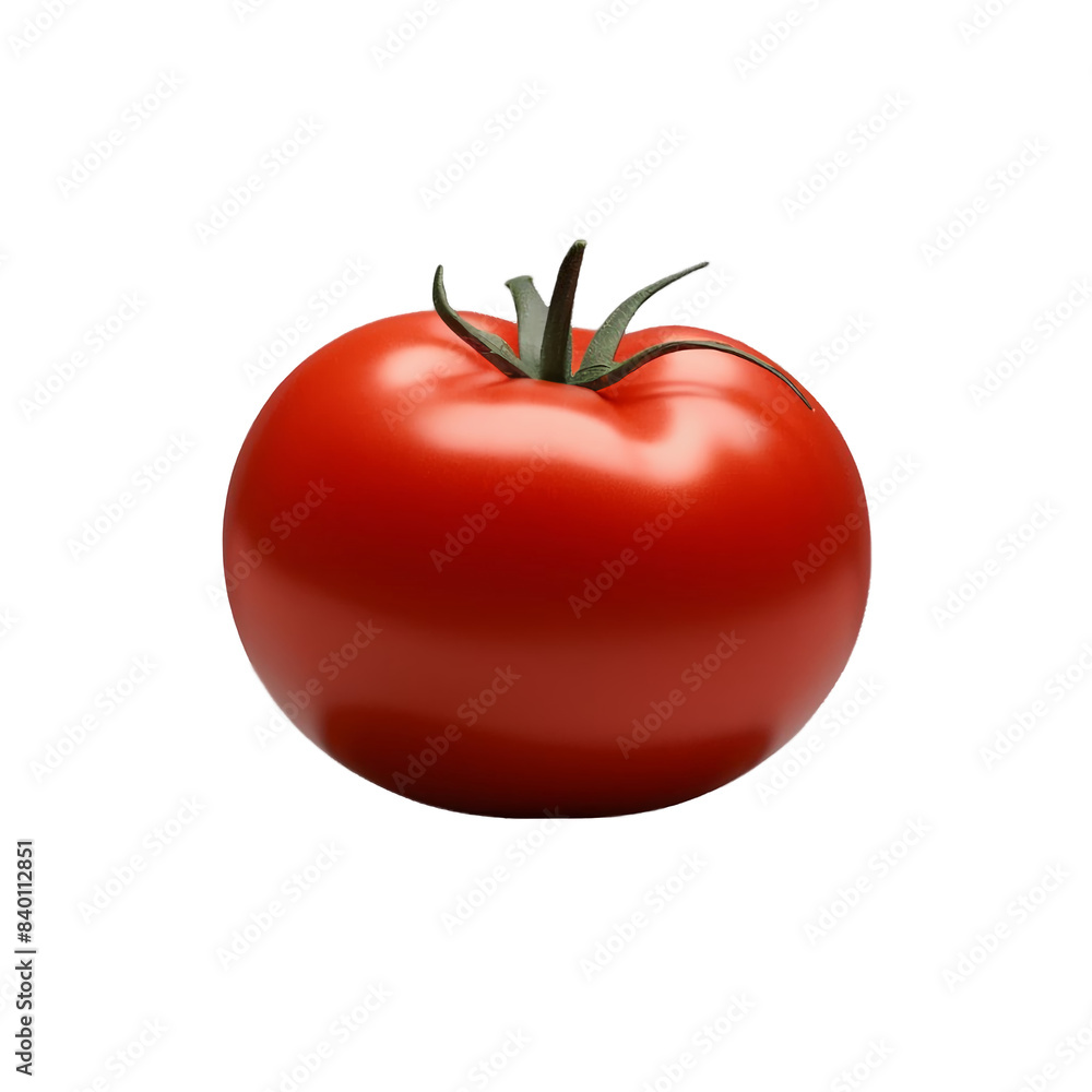 TRANSPARENT PNG ULTRA HD 8K Single whole tomato on a transparent background, its vibrant red color and smooth surface highlighting its freshness TRANSPARENT PNG ULTRA HD 8K Single whole tomato on a transparent background, its vibrant red color and smooth surface highlighting its freshness