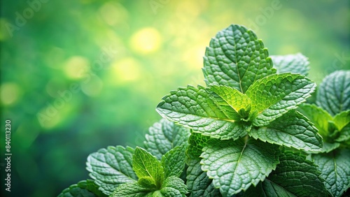 Fresh mint leaves isolated on a background, mint, leaves, herb, green, freshness, botanical, culinary, ingredient, aromatic, plant, natural, isolated,texture, organic, healthy, refreshing