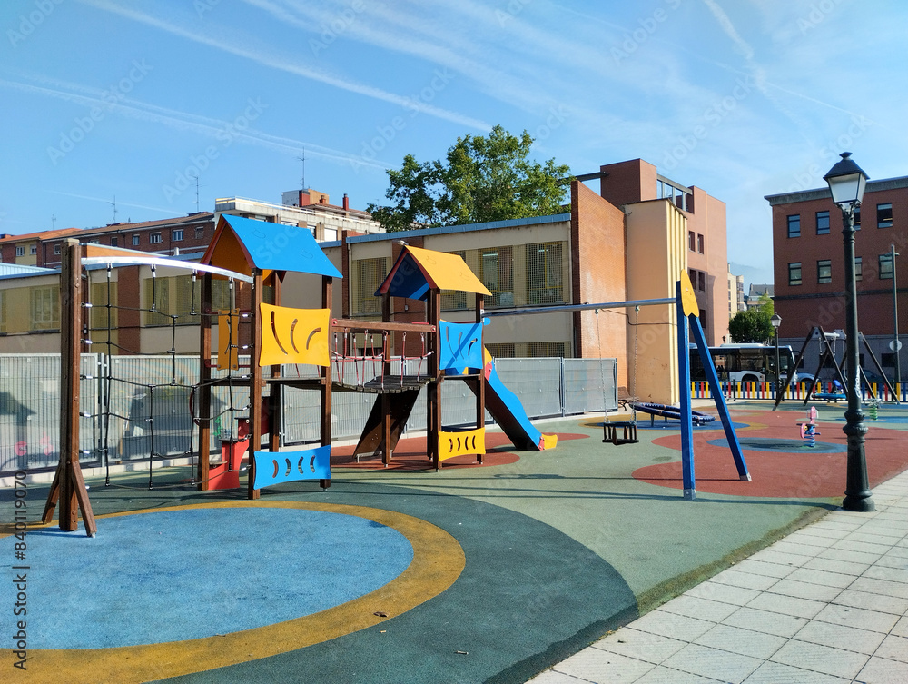 Swings, Slides, and Seesaws for Children Recreation Outdoor Playground Fun Swings, Slides, and Seesaws for Children Recreation Outdoor Playground Fun