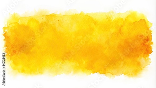 Abstract yellow banner watercolor background with a soft and vibrant texture , watercolor, abstract, yellow, banner, background, wallpaper, texture, art, design, pastel, vibrant, colorful