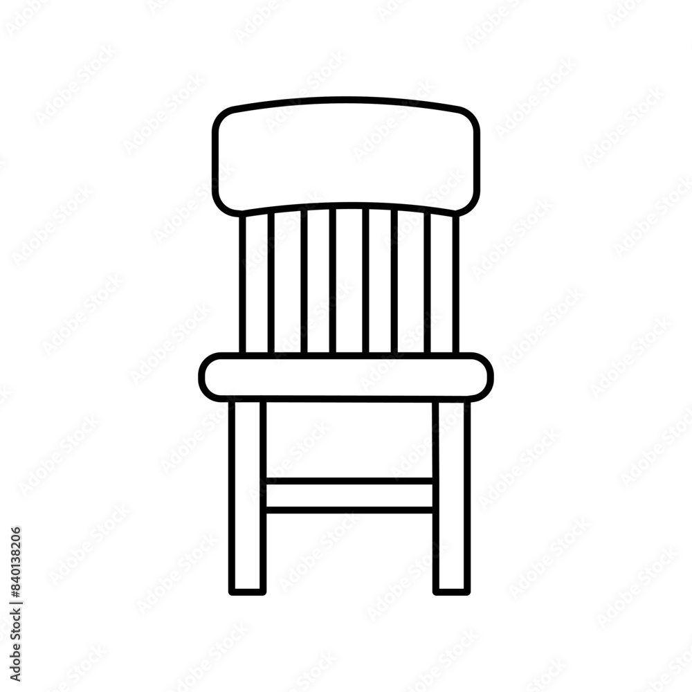 Chair icon vector. Armchair illustration sign. Furniture symbol or logo. Chair icon vector. Armchair illustration sign. Furniture symbol or logo.
