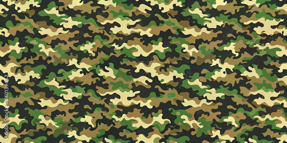 Seamless military camouflage background pattern with texture for army ...