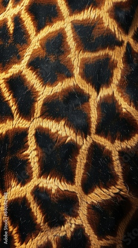 Realistic giraffe fur texture in seamless pattern  perfect for fashion  textile design  or nature-inspired decor. Detailed and soft  ideal for creative projects.