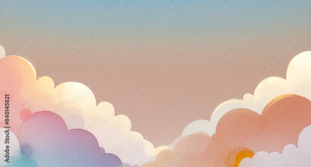 Soft Pastel Clouds Soft Pastel Clouds
