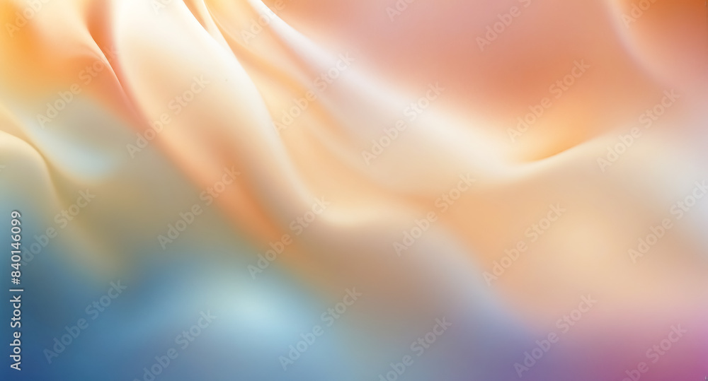 Obraz premium Abstract Light Blue and Peach Gradient Background