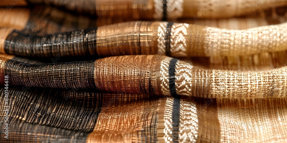 Isolated image of traditional Kuwti Sadu Weaving background. Concept Kuwaiti Culture, Traditional Weaving, Heritage Craft, Arab Artisans, Cultural Background Isolated image of traditional Kuwti Sadu Weaving background. Concept Kuwaiti Culture, Traditional Weaving, Heritage Craft, Arab Artisans, Cultural Background