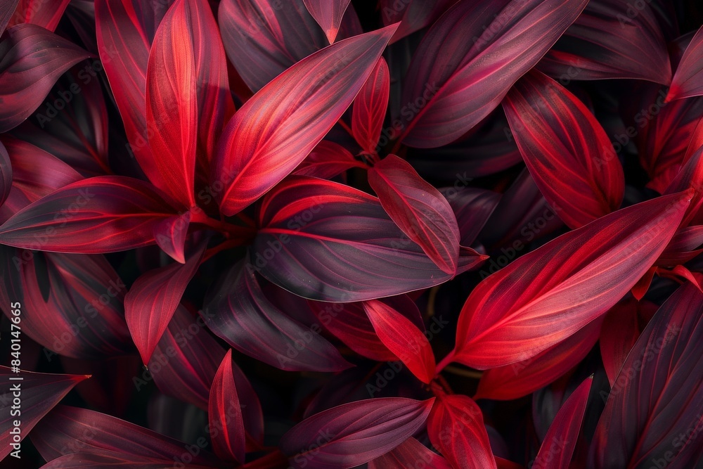 Red leaf Cordyline fruticosa background and space for text Red leaf Cordyline fruticosa background and space for text