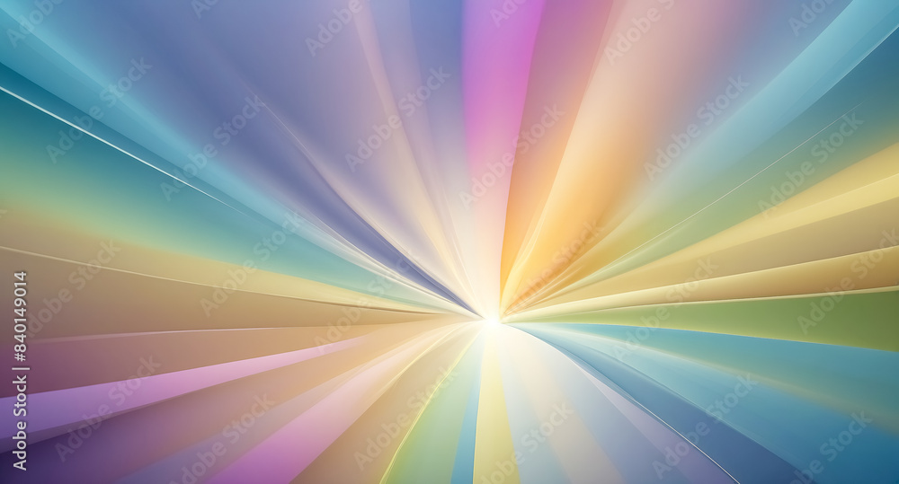 Fototapeta premium Abstract Colorful Rays of Light