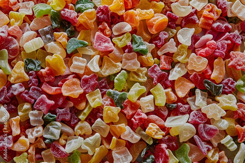 top view of various dried candies top view of various dried candies
