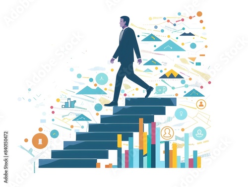 Business background, success, commercial, cooperation