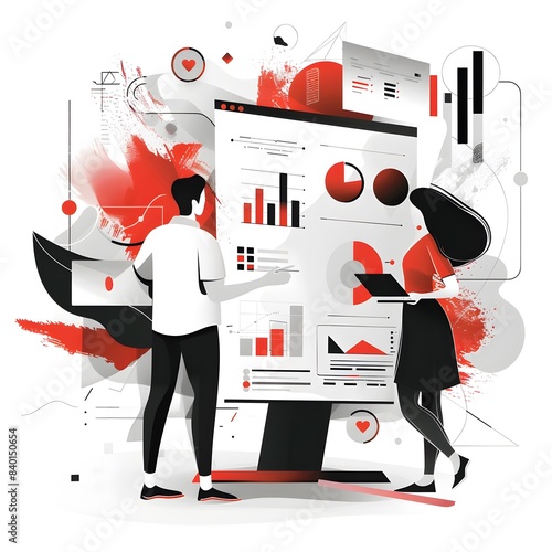 Business background, success, commercial, cooperation