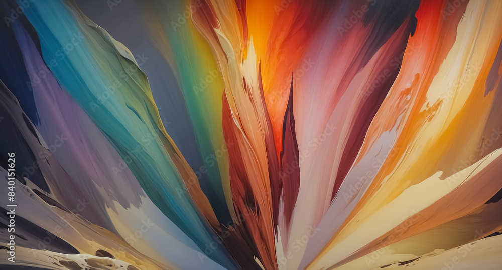 Abstract Swirling Colors Abstract Swirling Colors