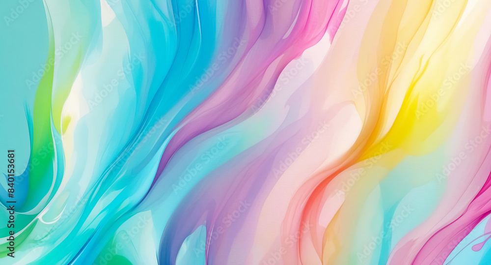 Abstract Swirling Pastel Colors Abstract Swirling Pastel Colors