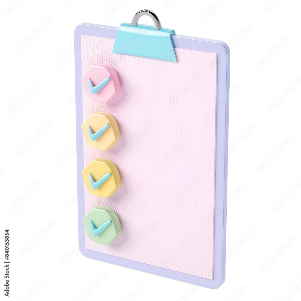 Pastel clipboard with checklist isolated on transparent background clipart
Pastel clipboard with checklist isolated on transparent background clipart