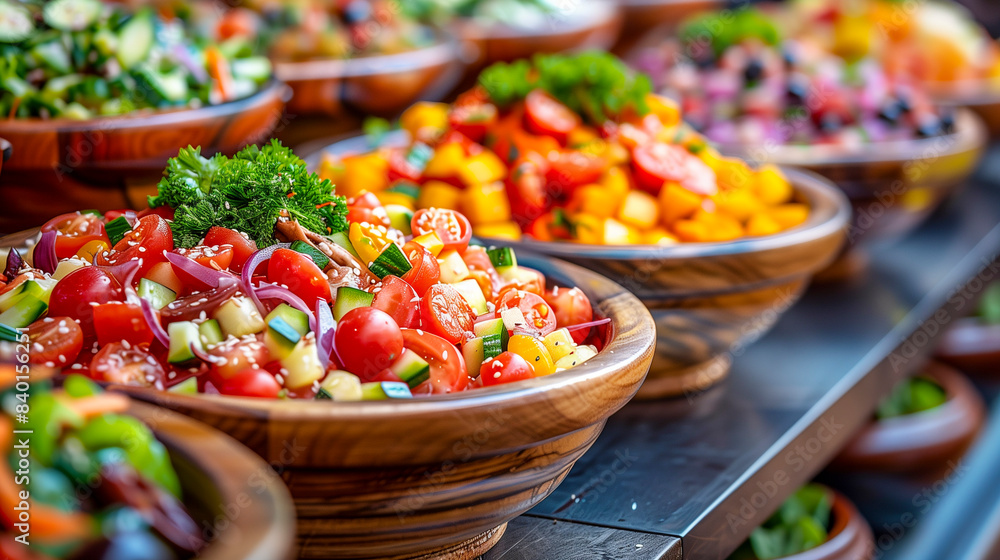 Fresh colorful vibrant salad
Fresh colorful vibrant salad