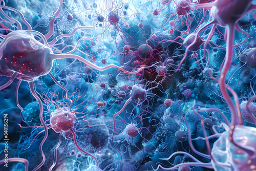 Marvel at the intricate network of dendritic cells