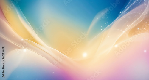 Abstract colorful background with light glow and blurred lines