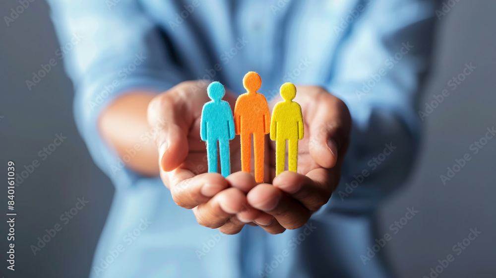 Human resource management fosters employee well-being and productivity.