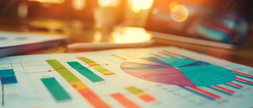 Obraz premium Industry trends analysis informs business strategy.